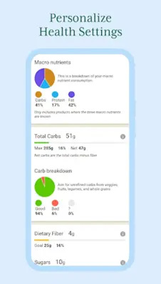 Calorie Counter App Fooducate android App screenshot 1